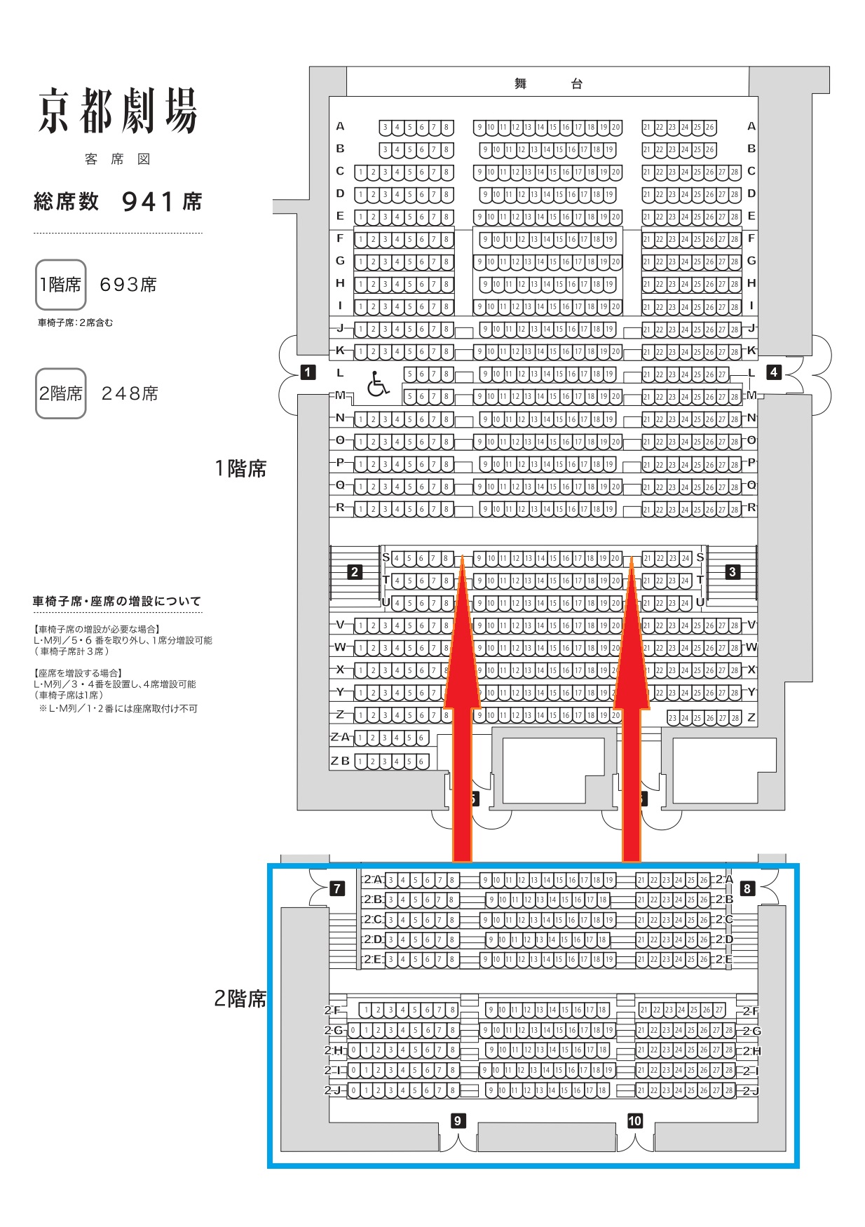 京都劇場 座席からの見え方徹底解説 各エリアごとに見え方をまとめてみた 座席ウォッチャー