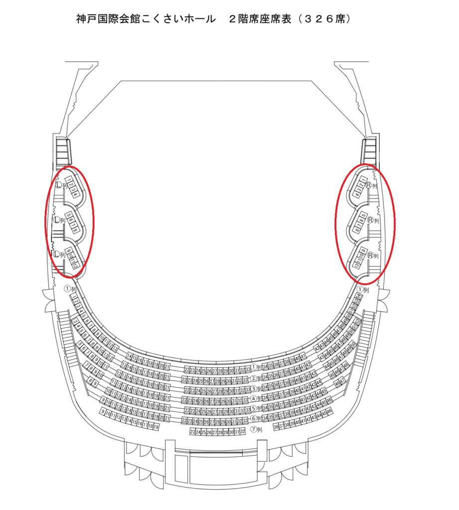 神戸国際会館の座席からの見え方ってどんな？階別にまとめてみました。 座席ウォッチャー